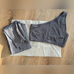 SETActive Slate Gray Activewear Set